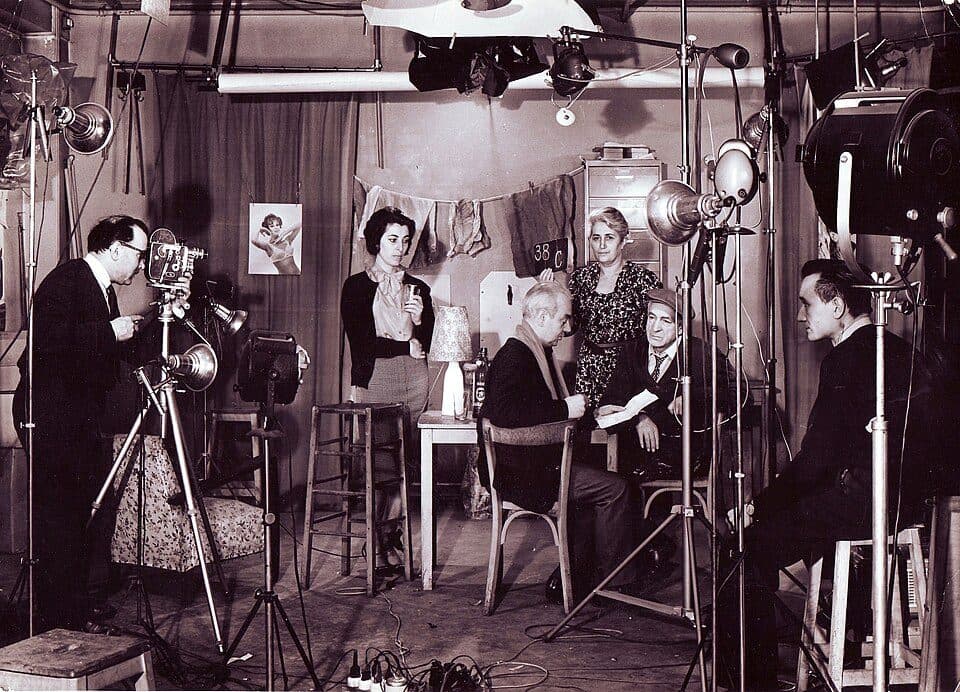 Studio de tournage, image d’archive